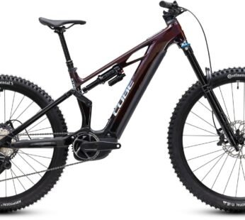 Cube Stereo Hybrid One77 HPC SLX 800 elektrinis kalnų dviratis, Shimano 12 pavarų, 800 Wh, Bosch 120 Nm, 29/27,5 col., raudonas/juodas, 2027